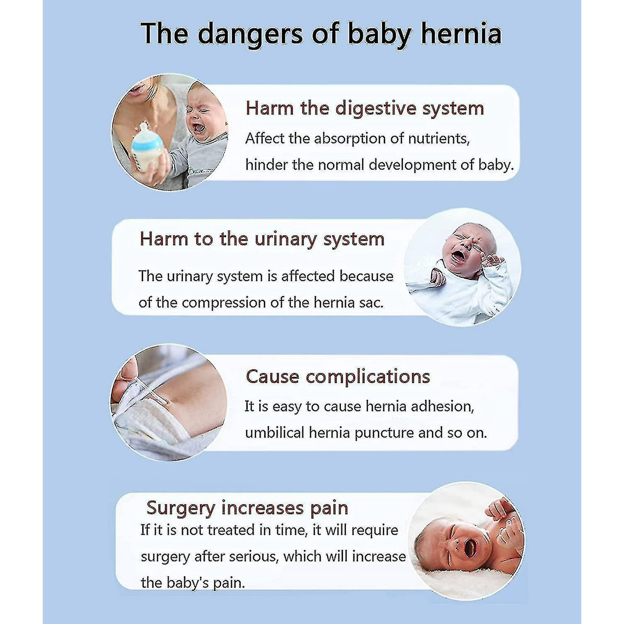 Umbilical Hernia Belt For Babies Medical Child Belly Band Infant Abdominal Binder Newborn Baby Hernia Support Truss Kids Navel Belly Button Band Walmart