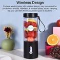 thumbnail image 1 of Portable Blender Cup USB Electric Fruit Juicer Rechargeable Juice Mixer 530ml with 6 Blades for Outdoor Sports Travel Camping, 1 of 5