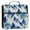 Blue and White Butterfly, variant on Water-Resistant 3-Ring Binder Organizer with Multiple Pockets Zipper Binder Bag for Office Beautiful Glowing Deer