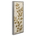 thumbnail image 3 of Stupell Industries Glam Natural Leaves Impression Gray Framed Giclee Art, 10 x 24, by Michael Marcon, 3 of 8
