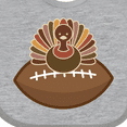 thumbnail image 4 of Inktastic Thanksgiving Football Turkey Boys Baby Bib, 4 of 4