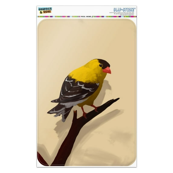 Goldfinch Bird on Tree Limb Home Business Office Sign