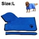 thumbnail image 2 of Albornoz para perros, toalla de secado para perros de microfibra súper absorbente suave con capucha/cinturón para perros grandes, medianos y pequeños, 2 of 5