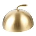 thumbnail image 1 of Accesorios de cubierta de filete de acero inoxidable Hilván redondo 20/24/26/28 cm Teppanyaki Dome Anti Oil Durable para filete Camping al aire libre 26cm de diámetro Macarena Cúpula de fusión, 1 of 8