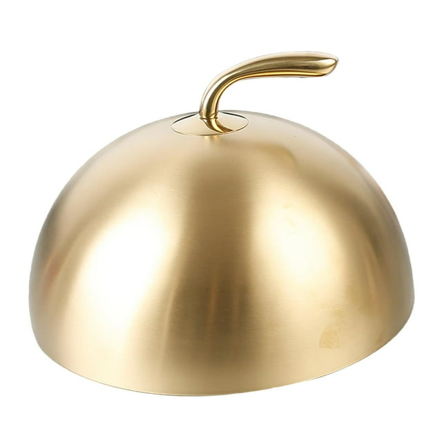 Cubierta de material acero inoxidable para carne, cubierta profesion para nar , tapa para alimentos con salpicaduras para - 24 cm de diámetro shamjiam Cúpula de fusión