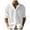 White, variant on JTieacloth Wedding Button Down Shirt 2025 Men's Solid Color Small Long Sleeved Autumn Single Fashion Casual Shirt Street Cardigan Beige