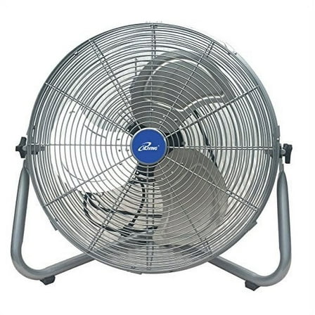 iLiving ILG8F21 Super Turbo High Velocity Floor Fan 7500CFM with 225W Motor, 20", Silver