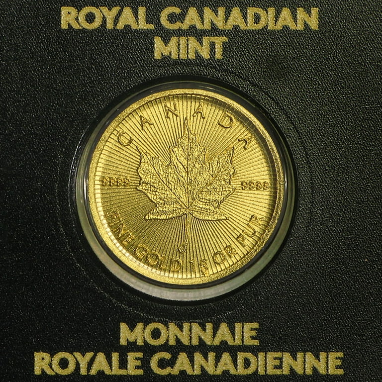 Royal Canadian Mint 2016 25x 1g Gold Maple Leaf Coins
