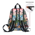 thumbnail image 5 of FORMRS School Backpack with Front Zippered Pocket 12" Student Travel Daypack, Blue Flowers, 5 of 6