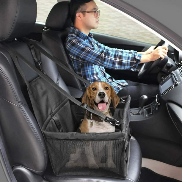 Le siège auto pour chien Lishi convient aux petits chiens, siège auto  pliable pour animaux de compagnie, siège auto étanche pour chiots, convient  aux animaux de compagnie de taille moyenne pesant 12
