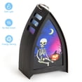 thumbnail image 2 of BadPiggies Halloween Portable Night Light, Pumpkin Skeleton Witch Halloween Table Decoration LED Lantern Flameless Candles Home Party Lamps, 2 of 9