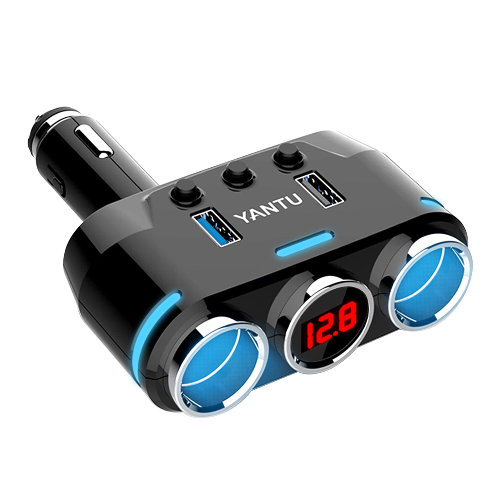 2Way Cigarette Lighter Socket Splitter Power Adapter Dual 2Way Cigarette Lighter Socket Splitter Power Adapter Dual