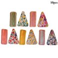 thumbnail image 2 of Bangcool Pinces à Cheveux Floral 10PCS Triangle Rectangle Cheveux Barrettes Accessoires de Cheveux, 2 of 10