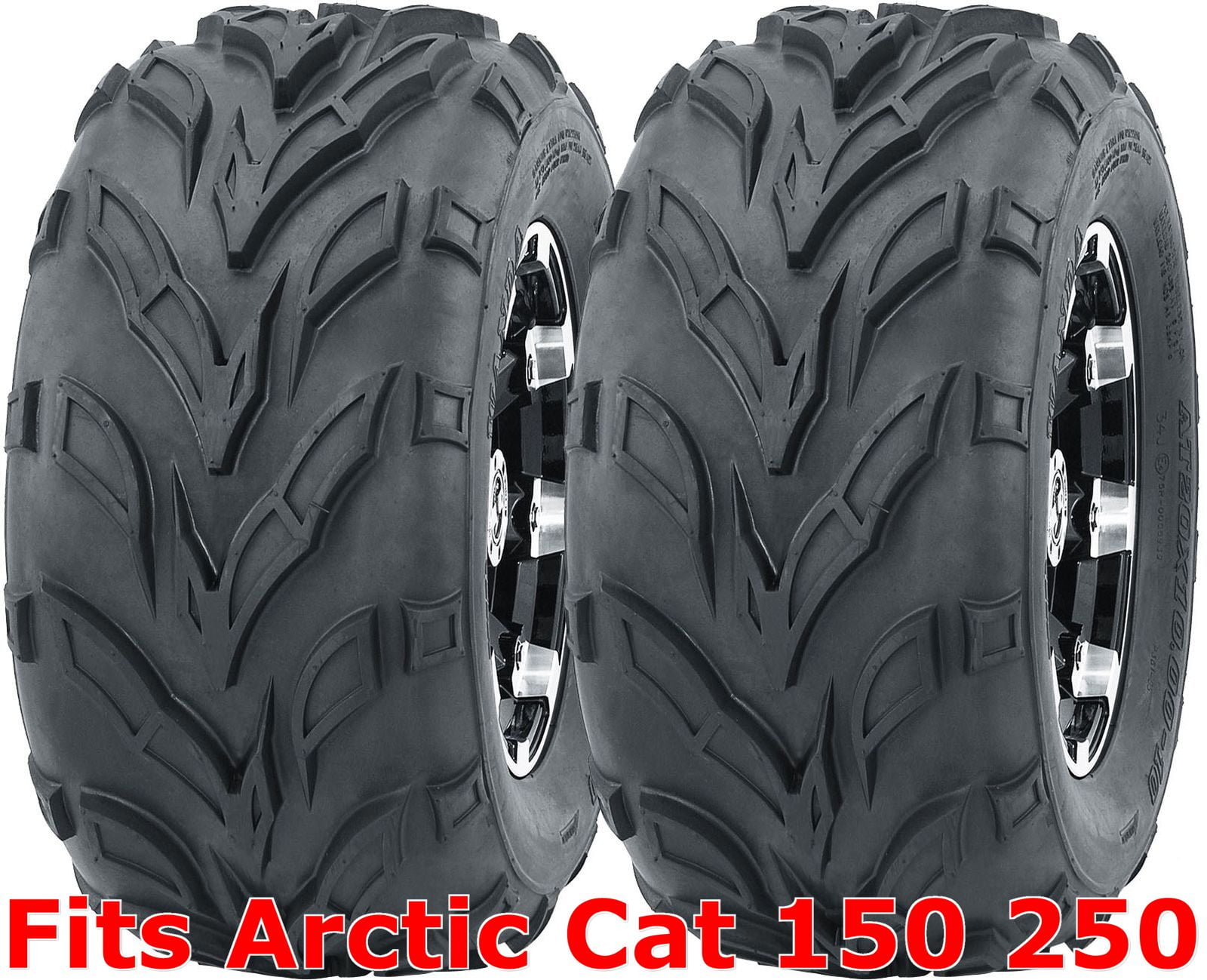 2 WANDA ATV Rear Tires Set 22x10-10 Arctic Cat 150 250 Sport P361