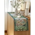 thumbnail image 5 of Table Runner 72 Inches Long for Kitchen Dining, Animal Flowers Dresser Scarf Farmhouse, Dining Table Decorations for Wedding/Parties, Vintage Butterflies Dragonfly Floral 18 x 72 In, 5 of 8
