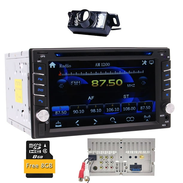 Car Audio Double Din 2DIN 6.2 Touchscreen DVD MP3 CD Stereo In Dash GPS