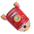 thumbnail image 4 of Rocket Piggy Bank Contraseña Lindo Banco de Monedas Recordatorio de Voz Inteligente para niños niñas Rojo, 4 of 12