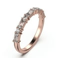 thumbnail image 2 of Radhe Diamond Moissanite Band 18K Rose Gold Over Silver, 2 of 4