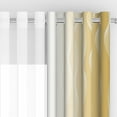 thumbnail image 3 of Lfeey Yeele Gradient Semi Sheer Curtains for Living Room Bedroom, Grommet Curtains, 42x63 inch, 4 Panels, 3 of 5