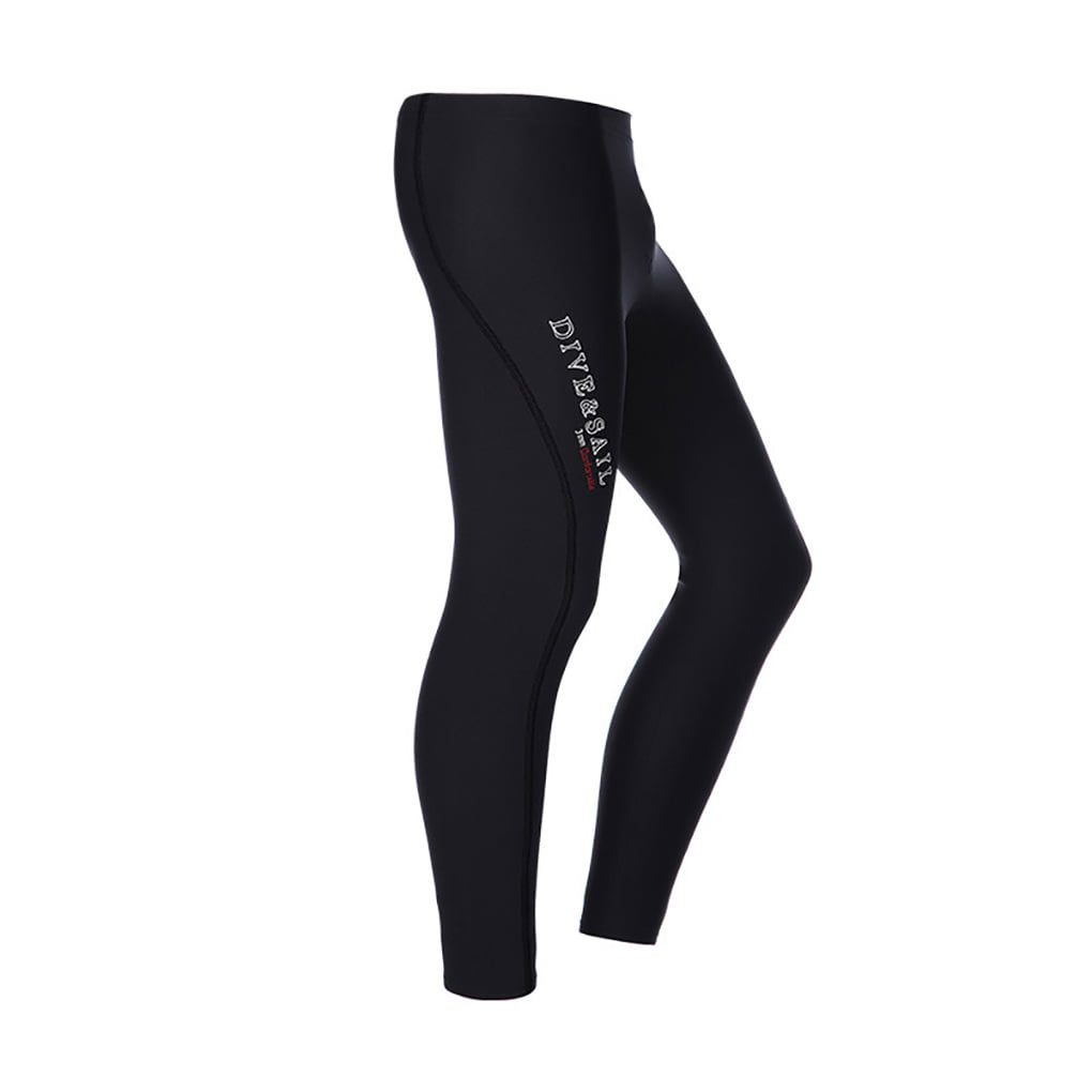 3mm Surf Diving Men Women Neoprene Warm Black Wetsuit Pants Long Trousers S-3XL 