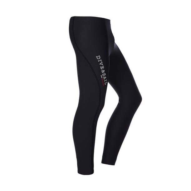 Soidarity Pantalones de neopreno de 3MM para mantener el calor, pantalones de buceo divididos, pantalones largos para hombres y mujeres, mallas de neopreno Deportes acuáticos Negro METRO Soidarity OD003699-02