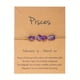 thumbnail image 1 of Fiudx Pulsera de Piedra de La Suerte, Temática de Constelaciones Vintage, Piedra Natural, Tarjeta Del Signo Del Zodíaco, Regalo Familiar, Buena Fortuna, Diseño Ajustable, 1 of 2