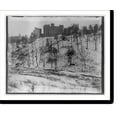 thumbnail image 2 of Historic Framed Print, [Rear of barracks from Woods Creek in snow, V.M.I., Lexington, Va.], 17-7/8" x 21-7/8", 2 of 9
