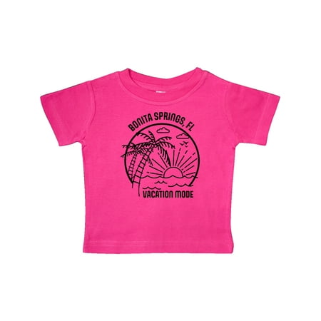 

Inktastic Summer Vacation Mode Bonita Springs Florida Gift Baby Boy or Baby Girl T-Shirt