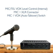 Pyle PCM60A Compact 100 Watt Power Amplifier Sound System with 3 Input Terminals