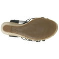 thumbnail image 3 of DV By Dolce Vita Womens Tila Leather Strappy Wedge Sandals, 3 of 3