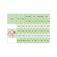 thumbnail image 4 of FEORJGP Toddler Baby Girl 4 Piece Outfits 0 3M 6M 12M 18M Infant Long Sleeve Rompers Letter Embroidery Jumpsuits Crew Neck Bodysuits Elastic Waist Pants Solid Trousers Hat Headband Set for Spring Fall, 4 of 8