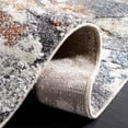thumbnail image 5 of SAFAVIEH Cyrus Darian Abstract Shag Area Rug, Gray/Ivory, 5'5" x 7'6", 5 of 11
