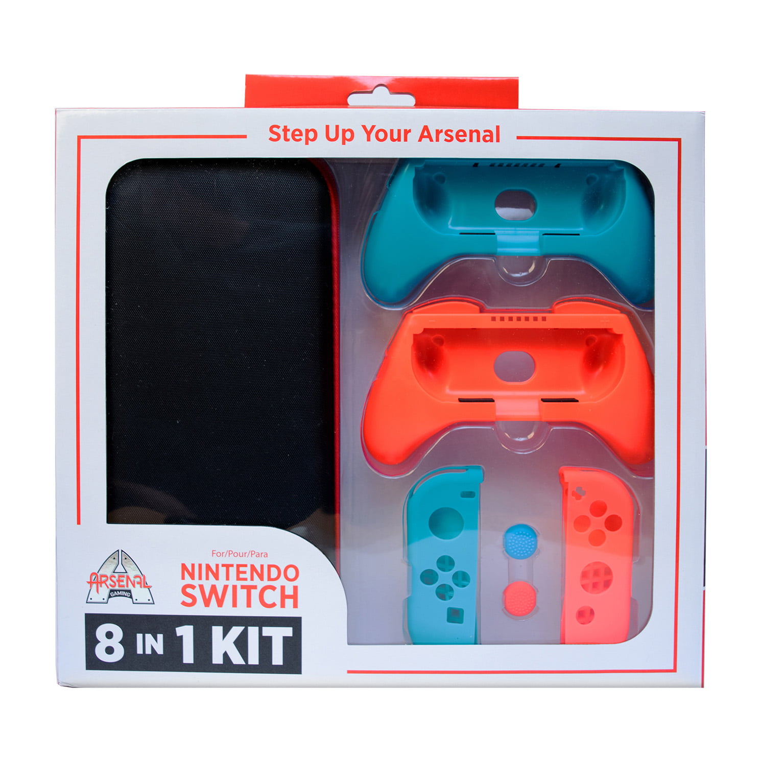 Arsenal Gaming 8 In 1 Accessory Kit For Nintendo Switch Walmart