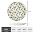 thumbnail image 2 of Gaeub Summer Dinosaur Print Ceramic Plate,Dinner Plates,Bone China Decorative Plates with Display Stand,Art Ceramic Ornaments for Wall Hanging Decoration-6in, 2 of 6