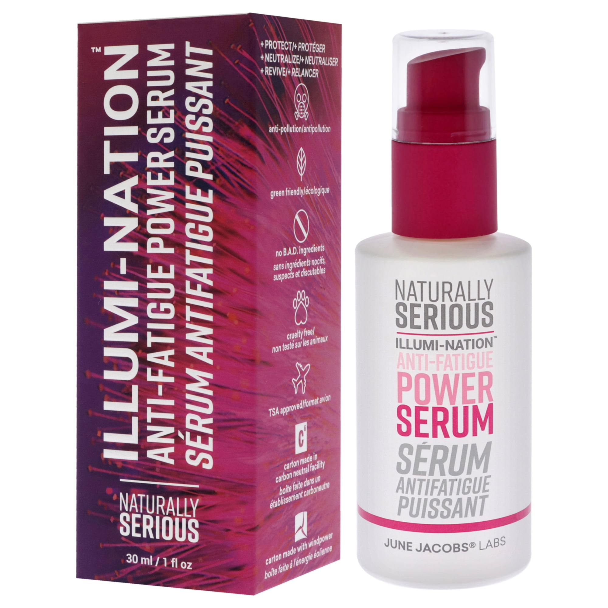 Naturally Serious Illumi-nation Anti-Fatigue Power Serum , 1 oz Serum