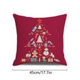 thumbnail image 4 of Naiovety Funda de almohada navideña con estampado de Navidad, funda de cojín para sofá, funda de almohada decorativa para el hogar, sofá, Navidad, Kits de decoración para fiestas No.06 Naiovety HA007803-06, 4 of 6