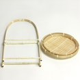 thumbnail image 3 of Bamboo Weaving Wicker Baskets Dish Handmade Home Decoration Storage Fruit Bread Food for Kitchen Organizer Panier Osier, 3 of 6