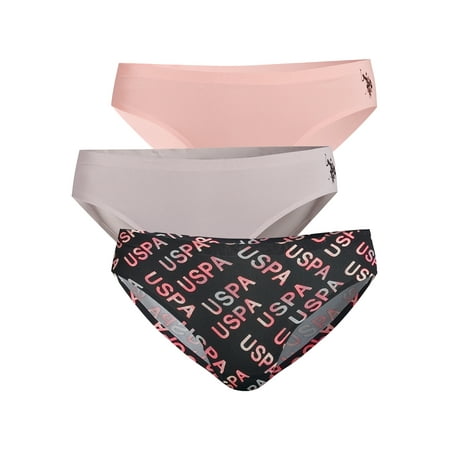 

U.S Polo Assn. Women s High Cut Panties 3-Pack
