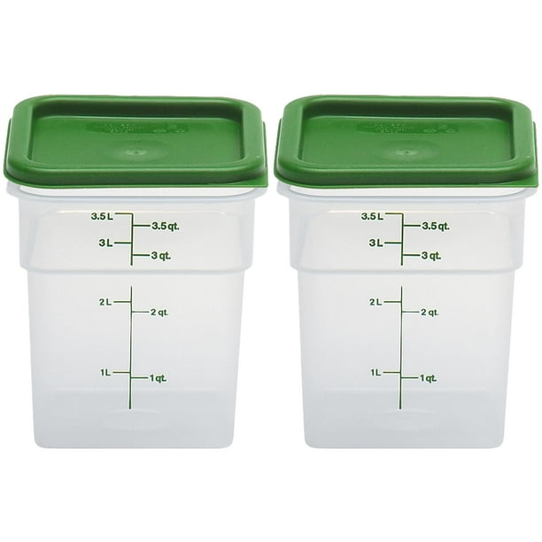 Recipiente de almacenamiento de alimentos Cambro Classic Series 4L, paquete de 2
