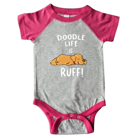 

Inktastic Doodle Life is Ruff! Golden Doodle Gift Baby Boy or Baby Girl Bodysuit