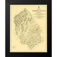 thumbnail image 2 of Hotchkiss 20x24 Black Modern Framed Museum Art Print Titled - Madison County Virginia - Hotchkiss 1866, 2 of 5