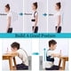 thumbnail image 3 of Corrector de postura profesional Lexniush para niños. Soporte de espalda ajustable para adolescentes, niños y niñas. Soporte para la columna vertebral debajo de la ropa para mejorar la postura encorva, 3 of 5