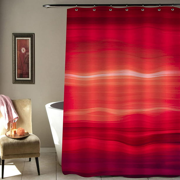Red Shower Curtain Liner 72 X 78 Beach, Shower Curtain Liner 72 X 76 Patio Door