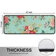 thumbnail image 5 of Kitchen Rugs Sets Of 2,Pioneer Flower Floral Print Pattern Anti Fatigue Kitchen Mat Rugs Non Slip Washable,Decorative Kitchen Floor Mats for Kitchen,Sink,Laundry,17"x47"+17"x47", 5 of 5