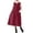 Red, variant on Womens Dress Cardigan Button Down Sleeveless Corduroy Dress Vintage Style Soft Comfortable Casual Spring Daily Wear Fashion Dress