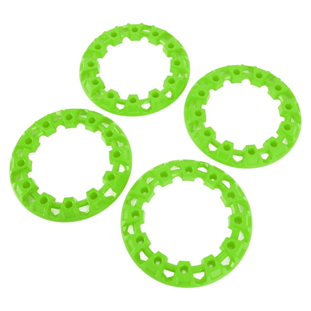 7 Inch ATV Wheel Hub Trim Anti Scratch Plastic Rim Cover for Tires Easy Installation Universal Fitment Stylish Decoration Protect Wheels