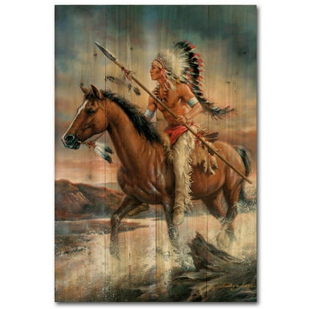 WGI-GALLERY Legends of the West by Russ Docken Painting Print Plaque