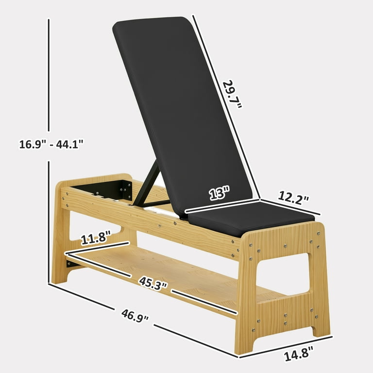 Wooden Gym Bench Diy Incline Bench Homemade Wooden Weight Bench