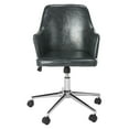 thumbnail image 2 of Safavieh Cadence Modern Swivel Bicast Leather Office Chair, 2 of 7
