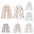 thumbnail image 4 of Odeerbi Toddler Pants Baby Boys Girls Breathable Waterproof Diaper Pants Baby Clothes Cotton Cute Cartoon Pattern Impermeable Leakproof Diaper Pants Multicolor, 4 of 4